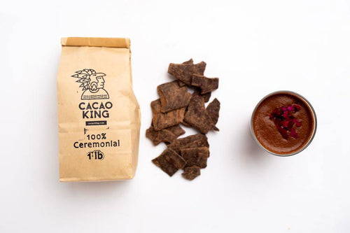100% Pure Ceremonial Cacao Heart Opening Cacao - Ecuador - Cacao King